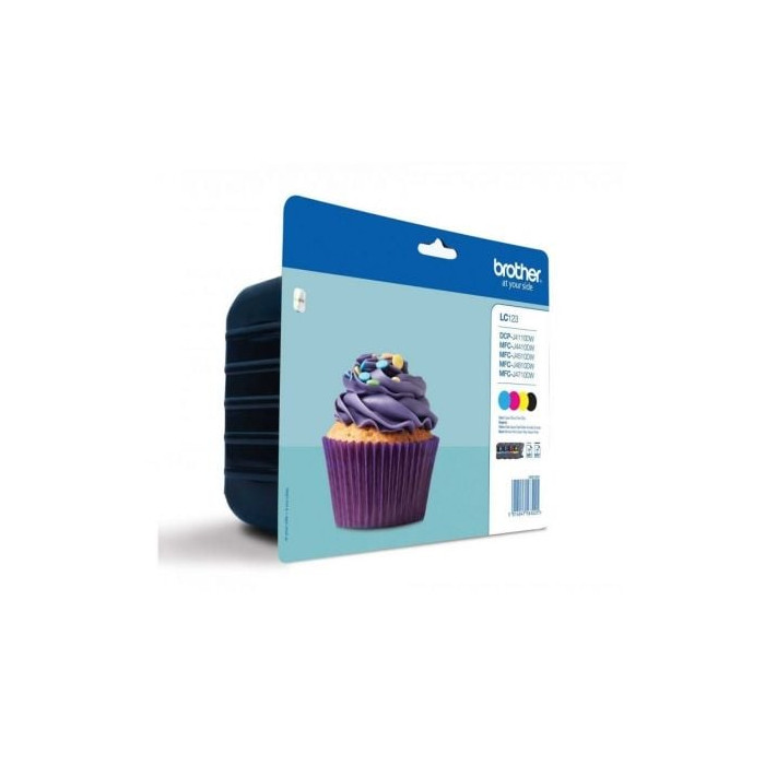 Cartucho de Tinta Original Brother LC-123 Multipack/ Cian/ Magenta/ Amarillo/ Negro | Brother
