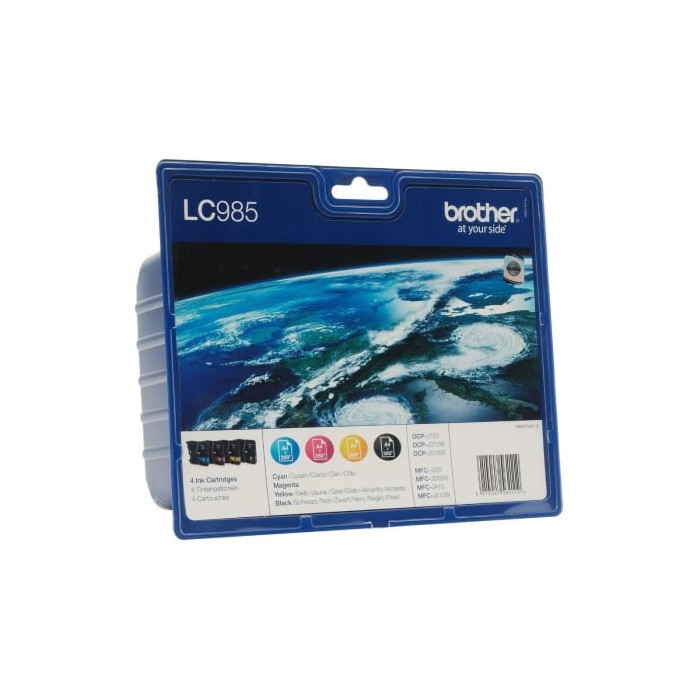Cartucho de Tinta Original Brother LC- 985 Multipack/ Cian/ Magenta/ Amarillo/ Negro | Brother