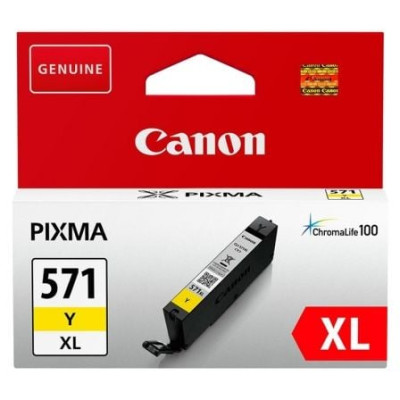 Cartucho de Tinta Original Canon CLI-571YXL Alta Capacidad/ Amarillo | Canon