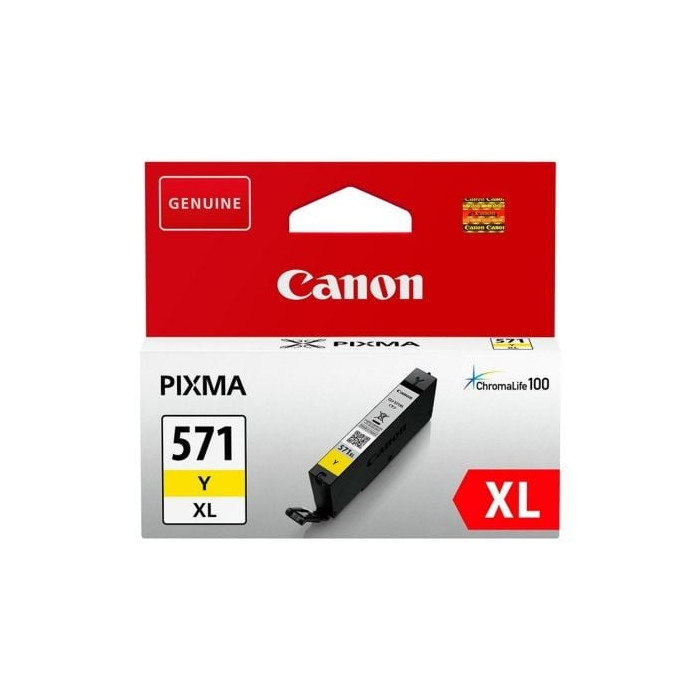 Cartucho de Tinta Original Canon CLI-571YXL Alta Capacidad/ Amarillo | Canon