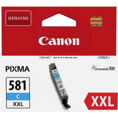 Cartucho de Tinta Original Canon CLI-581XXL Alta Capacidad/ Cian | Canon