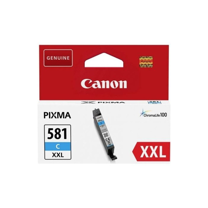 Cartucho de Tinta Original Canon CLI-581XXL Alta Capacidad/ Cian | Canon