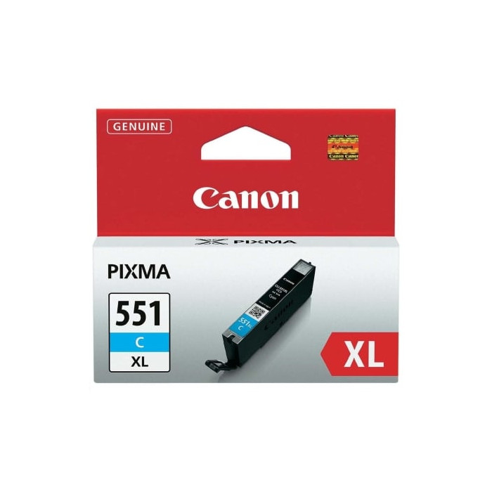 Cartucho de Tinta Original Canon CLI-551C XL Alta Capacidad/ Cian | Canon