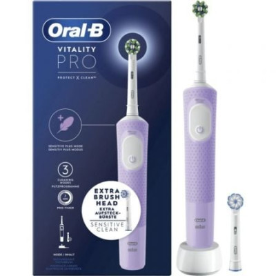 Cepillo Dental Braun Oral-B Vitality Pro/ Purpura | Cepillos