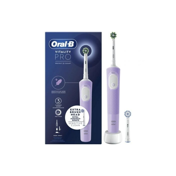 Cepillo Dental Braun Oral-B Vitality Pro/ Purpura | Cepillos