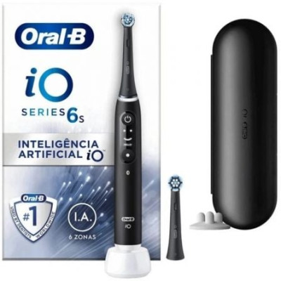 Cepillo Dental Braun Oral-B iO 6/ Incluye 2 Recambios/ Negro | Cepillos