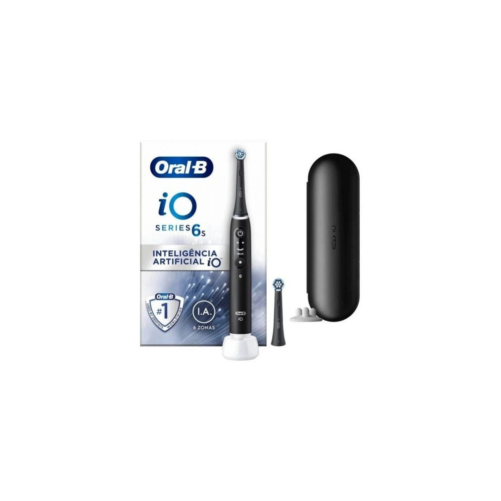 Cepillo Dental Braun Oral-B iO 6/ Incluye 2 Recambios/ Negro | Cepillos