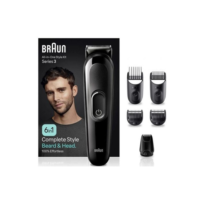 Afeitadora Braun All in One 6 en 1 Style Kit Series 3 MGK3410/ con batería/ 6 Accesorios | Afaitadores