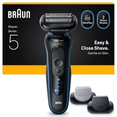 Afeitadora Braun Series 5 52-B1650S/ con Batería/ 2 Accesorios | Afaitadores