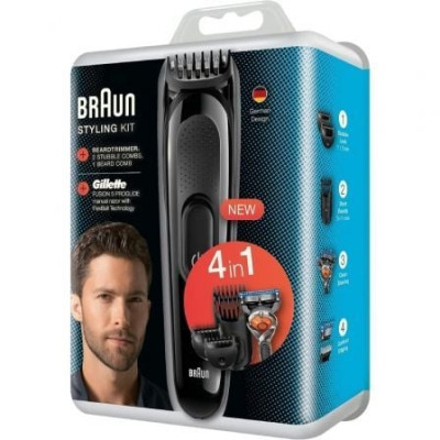 Cortapelos Braun SK3000/ con Batería/ 4 Accesorios | Cortapelos