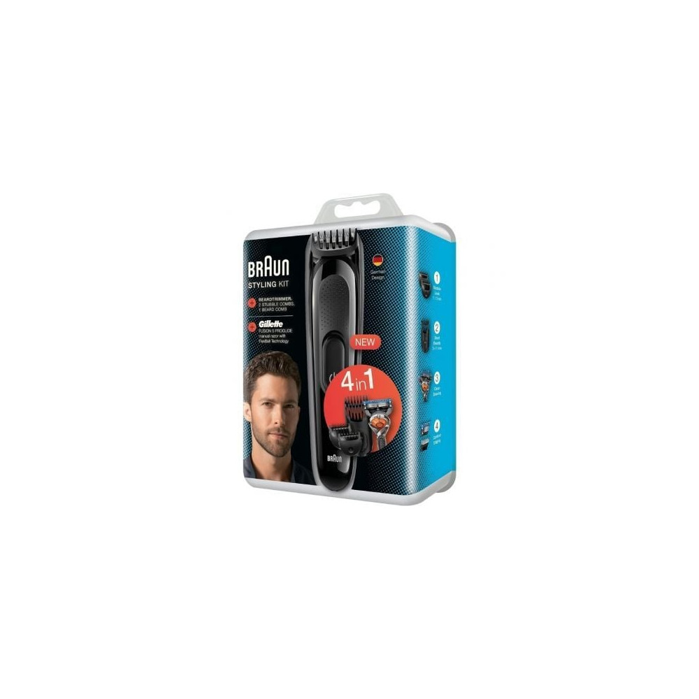 Cortapelos Braun SK3000/ con Batería/ 4 Accesorios | Cortapelos