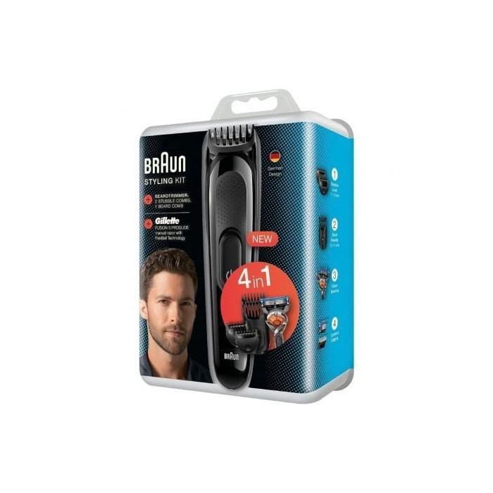 Cortapelos Braun SK3000/ con Batería/ 4 Accesorios | Cortapelos