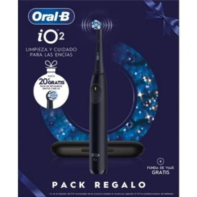 Cepillo Dental Braun Oral-B iO 2/ Incluye 2 Recambios/ Negro | Cepillos