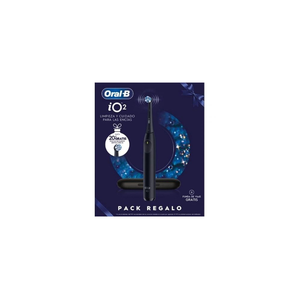 Cepillo Dental Braun Oral-B iO 2/ Incluye 2 Recambios/ Negro | Cepillos