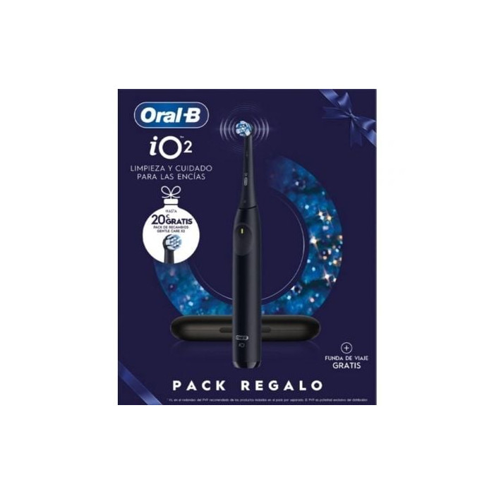 Cepillo Dental Braun Oral-B iO 2/ Incluye 2 Recambios/ Negro | Cepillos