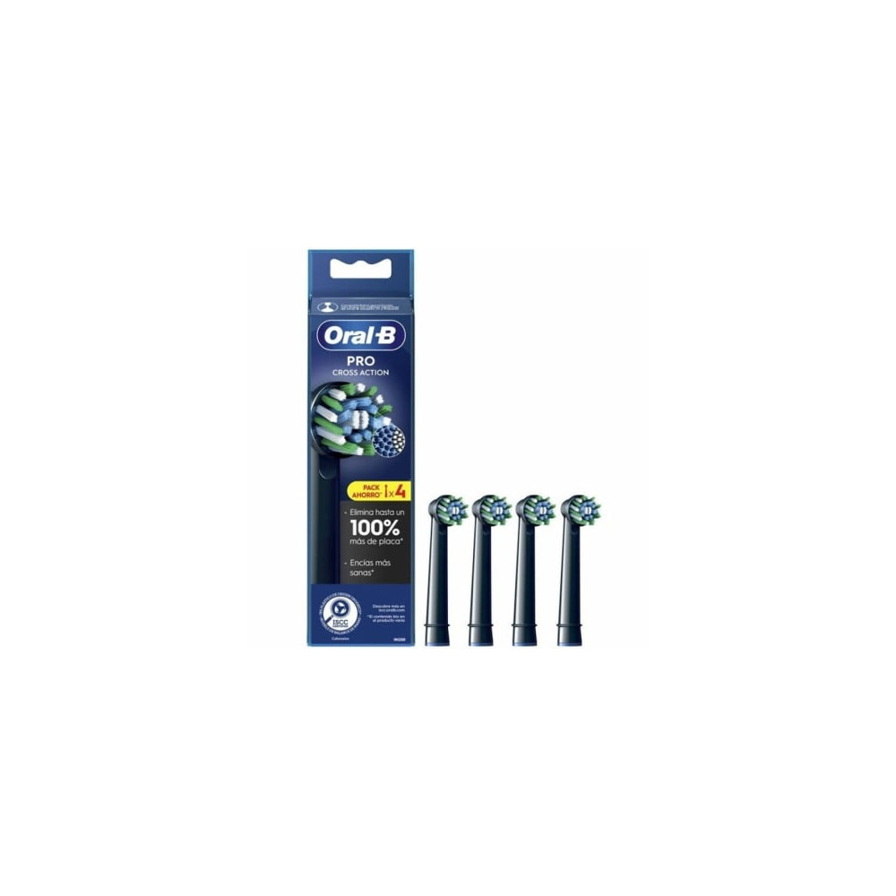 Cabezal de Recambio para cepillo Oral-B Pro Cross Action/ Pack 4 uds | Cepillos
