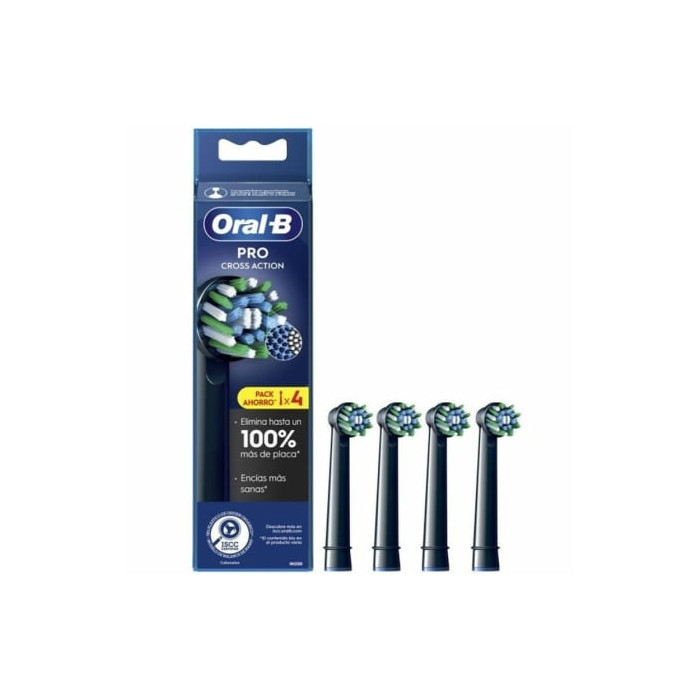 Cabezal de Recambio para cepillo Oral-B Pro Cross Action/ Pack 4 uds | Cepillos