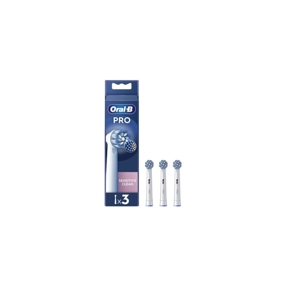 Cabezal de Recambio Braun para cepillo Braun Oral-B Sensitive Clean/ Pack 3 uds | Cepillos