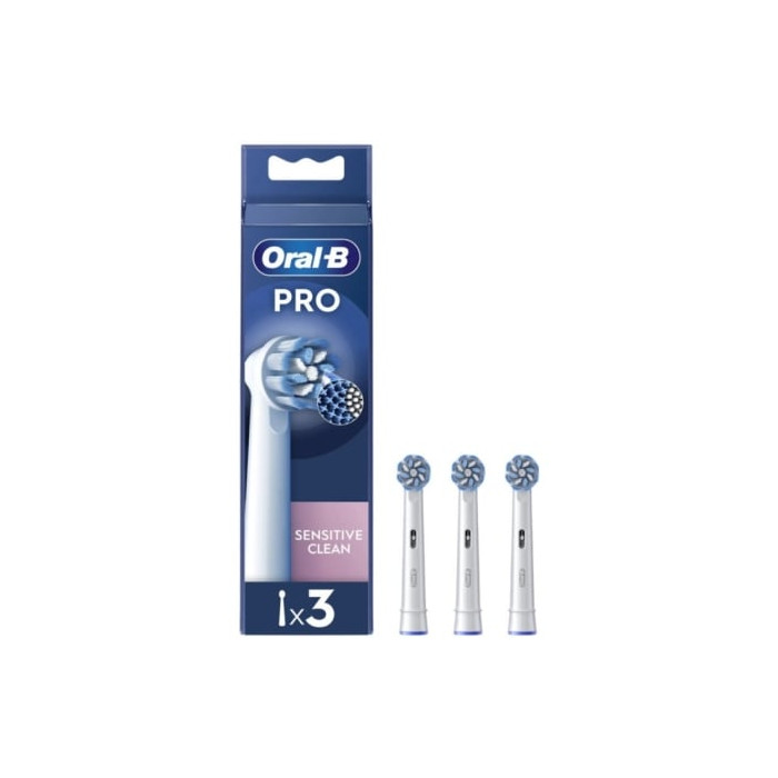 Cabezal de Recambio Braun para cepillo Braun Oral-B Sensitive Clean/ Pack 3 uds | Cepillos
