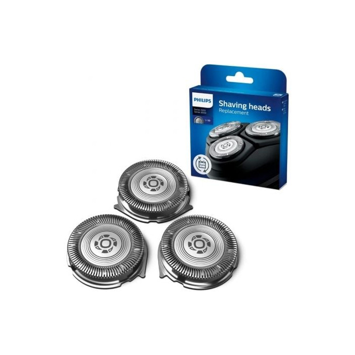 Cabezal de Reemplazo para Afeitadora Eléctrica Philips Series 3000 y 1000/ Pack 3 | Afaitadores