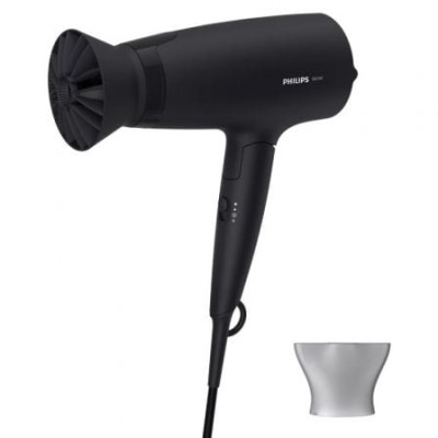 Secador Philips 3000 series BHD308/10/ 1600W/ Negro/ 2 Accesorios | Secadores