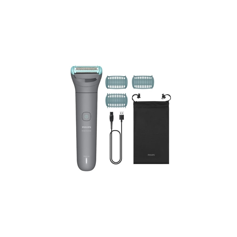 Cortabarbas Philips Body Groomer BG3485/15/ con Batería/ 3 Accesorios | Cortapelos