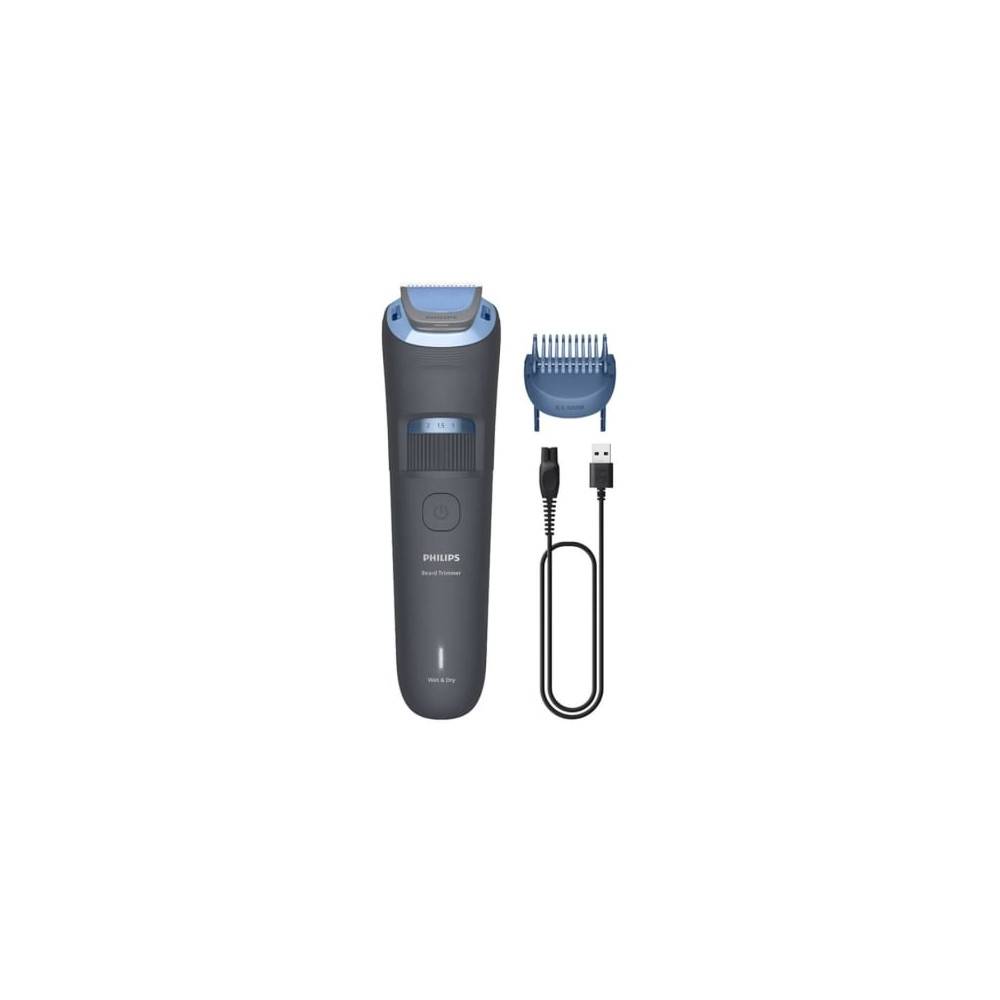 Cortabarbas Philips Beardtrimmer series 3000 BT3617/15/ con Batería/ 2 Accesorios | Cortapelos