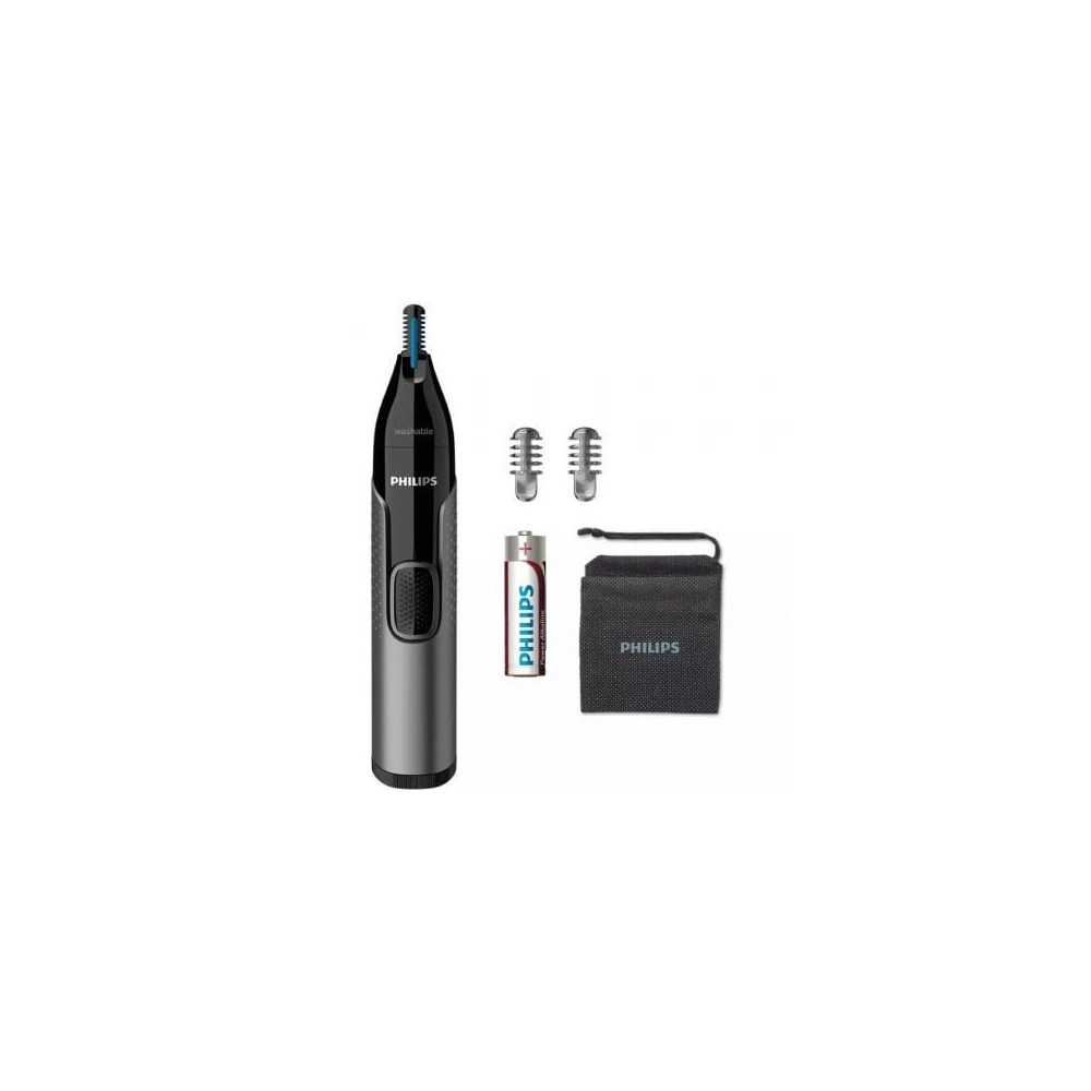Perfilador Philips Nose Trimmer 3650 Serie 3000/ a Pilas/ 3 Accesorios | Cortapelos