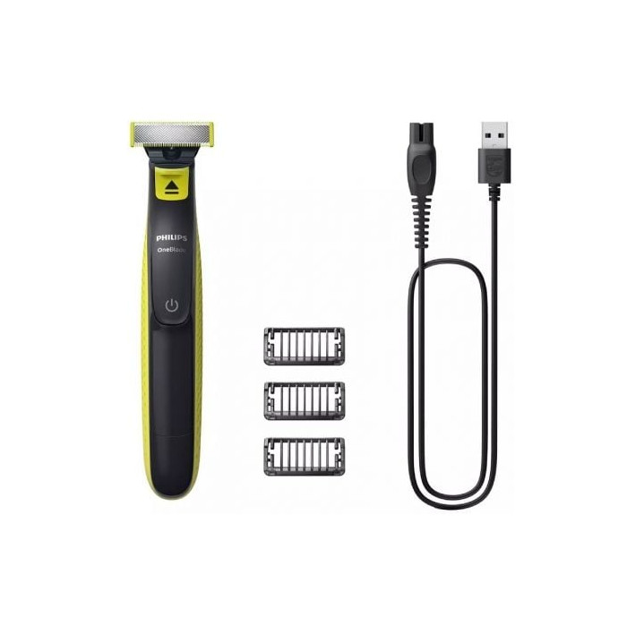 Cortabarbas Philips Oneblade QP2724/10/ con Batería/ 3 Accesorios | Cortapelos