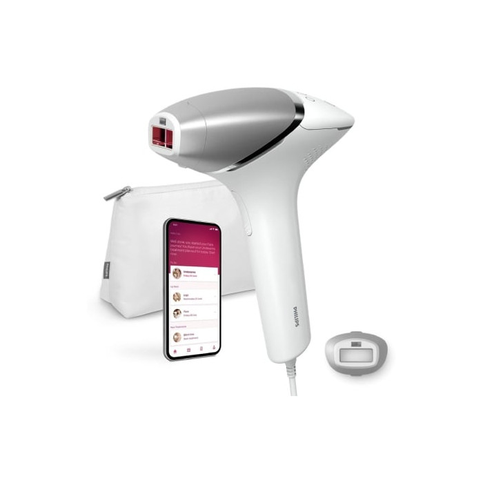 Depiladora de Luz pulsada Philips Lumea IPL Serie 8000 Prestige/ con Cable/ Incluye 3 Accesorios | Depiladores
