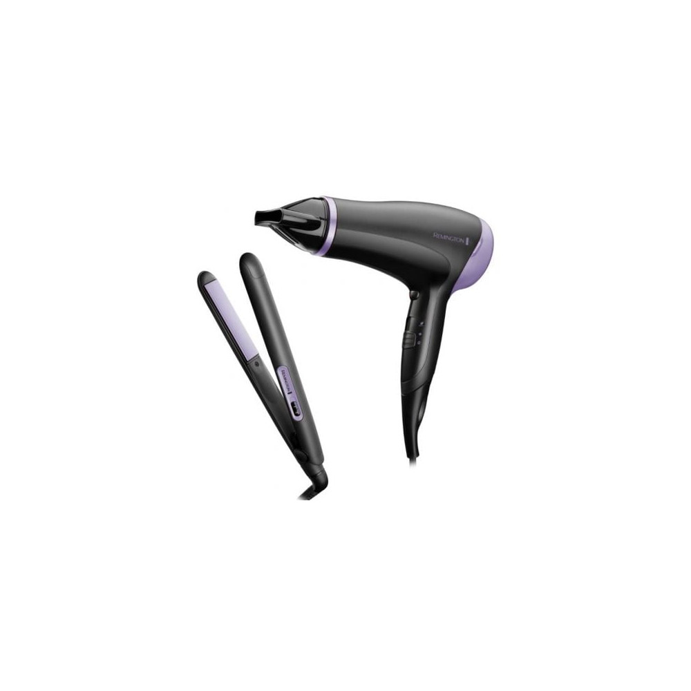 Pack Secador y Plancha para el Pelo Remington Style Essentials | Secadores