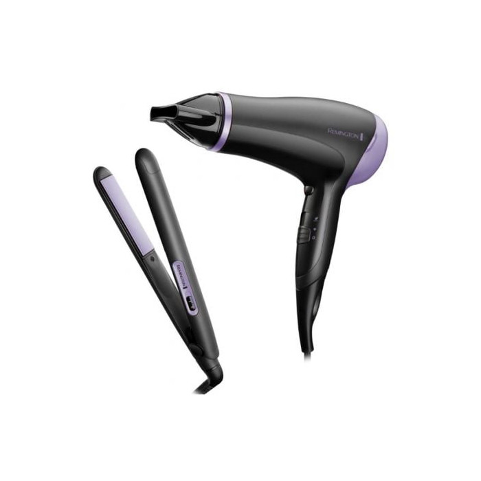 Pack Secador y Plancha para el Pelo Remington Style Essentials | Secadores