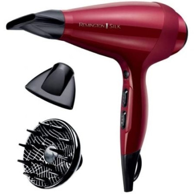 Secador Remington Silk Dryer AC9096/ 2400W/ Iónico/ Rojo | Secadores