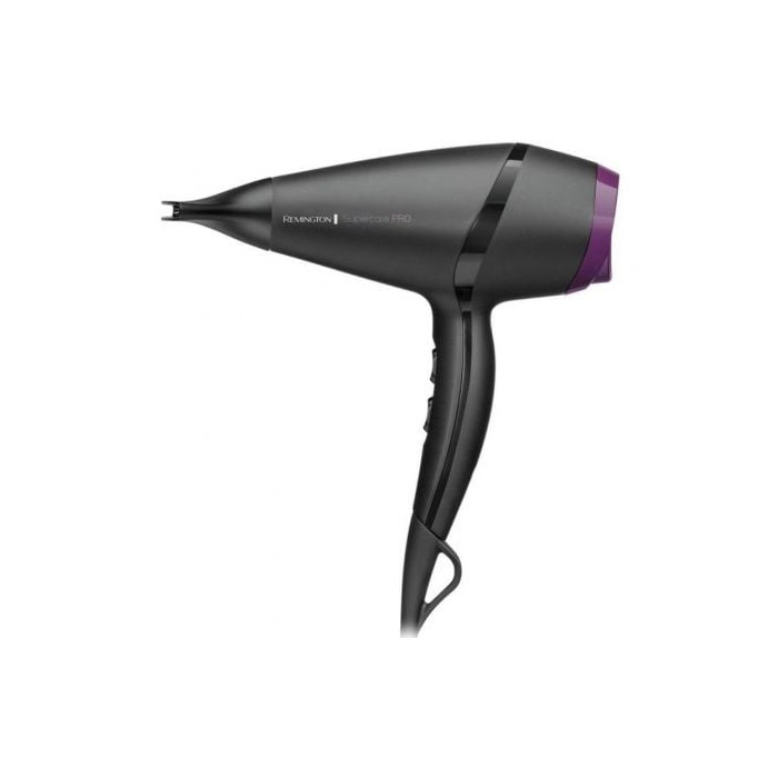 Secador Remington SuperCare Pro 2100 AC7100/ 2100W/ Iónico/ Negro y Lila | Secadores