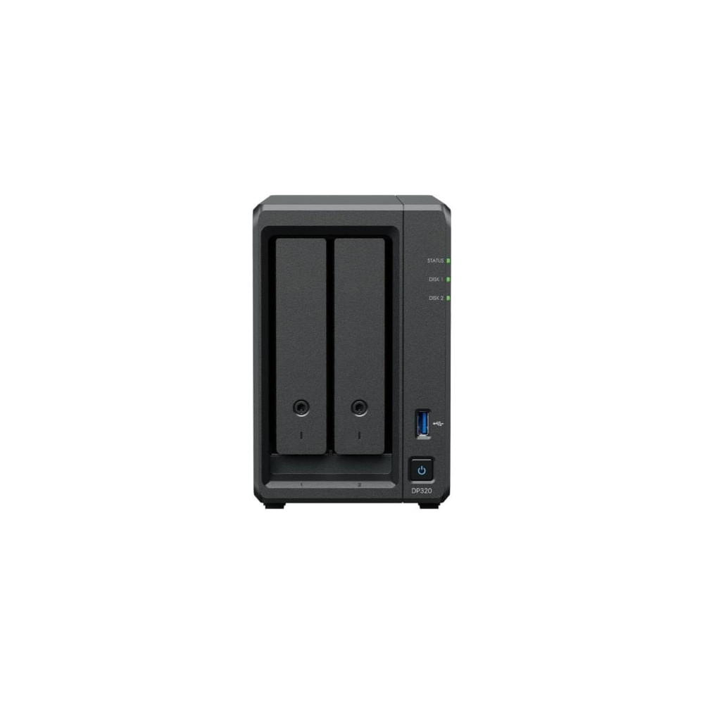NAS Synology ActiveProtect DP320/ 2 Bahías 3.5'- 2.5'/ 8GB DDR4/ 16TB/ Formato Torre | NAS