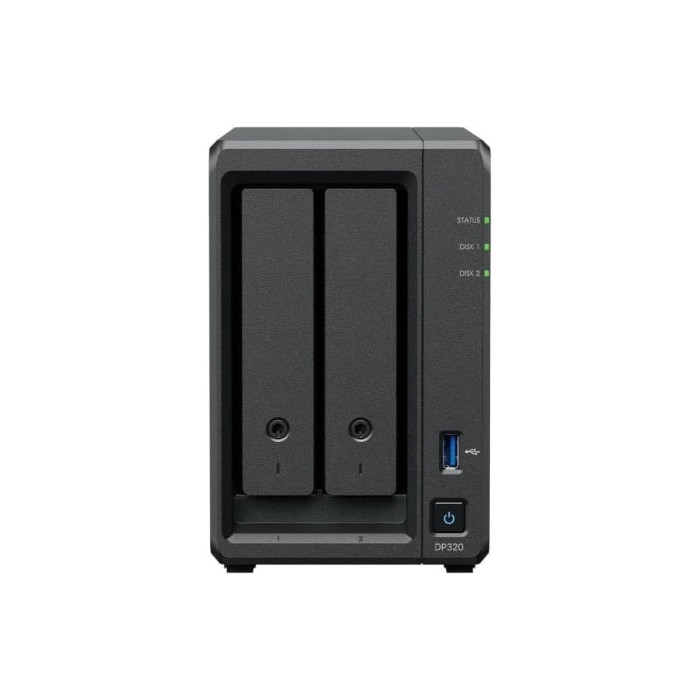 NAS Synology ActiveProtect DP320/ 2 Bahías 3.5'- 2.5'/ 8GB DDR4/ 16TB/ Formato Torre | NAS