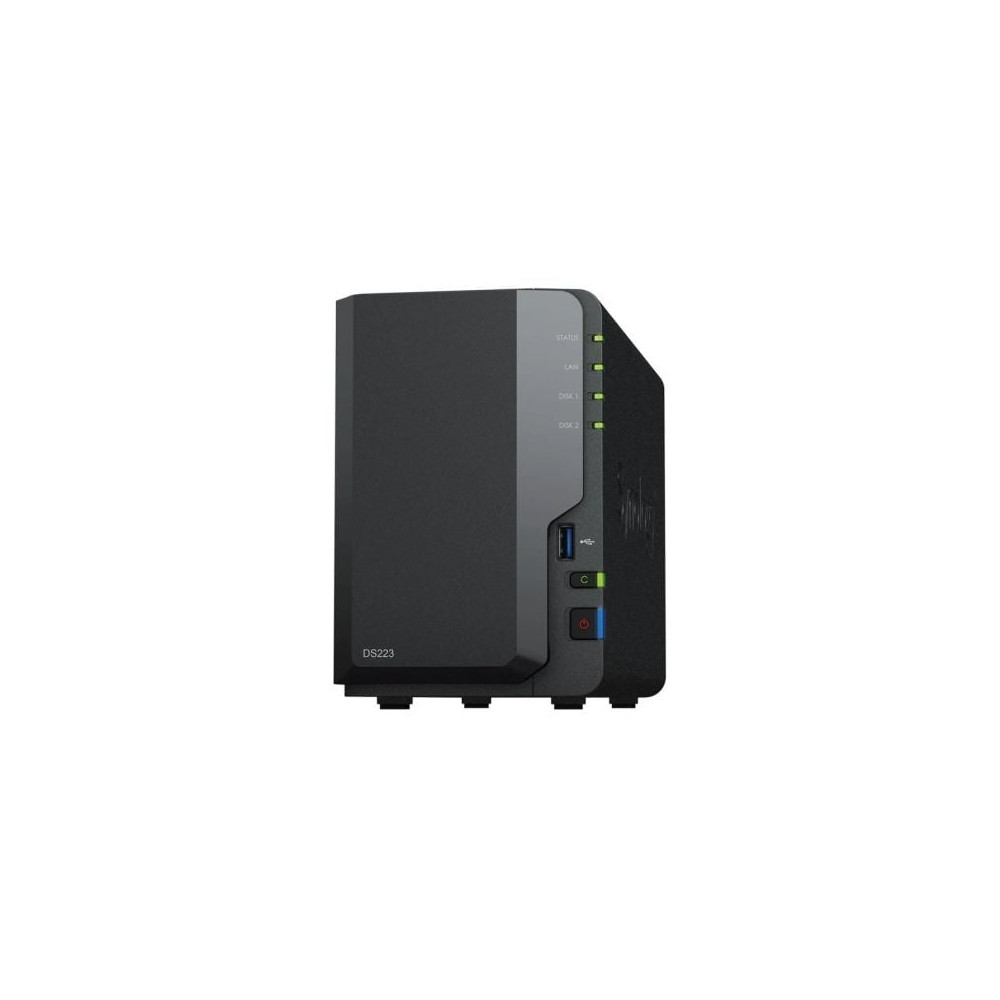 NAS Synology Diskstation DS223/ 2 Bahías 3.5'- 2.5'/ 2GB DDR4/ Formato Torre | NAS