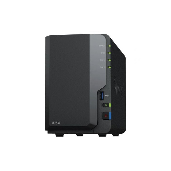 NAS Synology Diskstation DS223/ 2 Bahías 3.5'- 2.5'/ 2GB DDR4/ Formato Torre | NAS