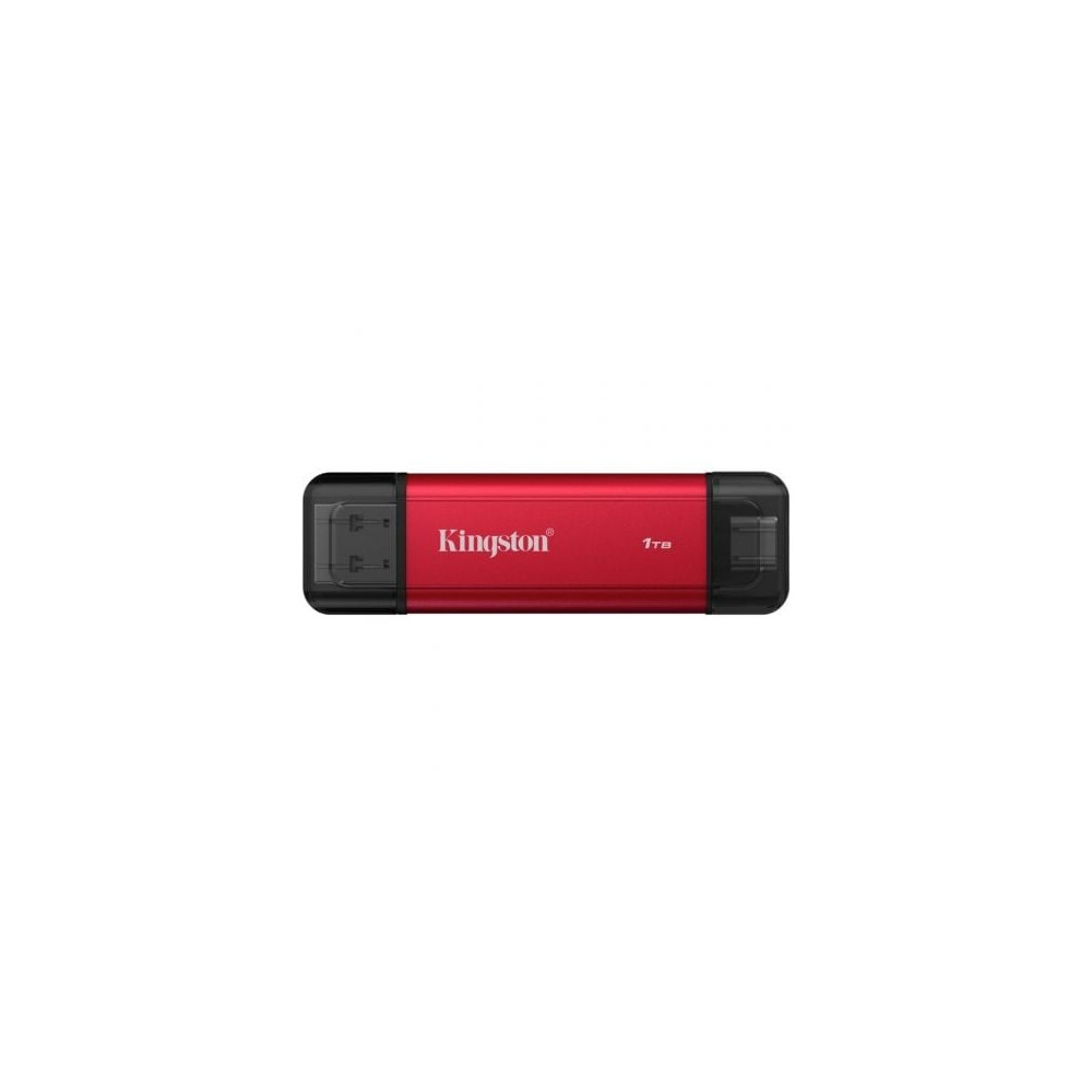 Disco Externo SSD Kingston Dual Portable SSD 1TB/ USB Tipo-C y USB 3.2/ Rojo | SSD Externos
