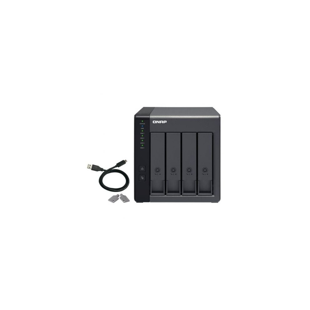 DAS QNAP TR-004/ 4 Bahías 3.5'- 2.5'/ Formato Torre | NAS