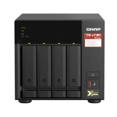 NAS QNAP TS-473A-8G/ 4 Bahías 3.5'- 2.5'/ 8GB DDR4/ Formato Torre | NAS