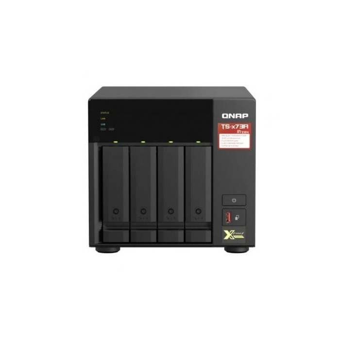 NAS QNAP TS-473A-8G/ 4 Bahías 3.5'- 2.5'/ 8GB DDR4/ Formato Torre | NAS