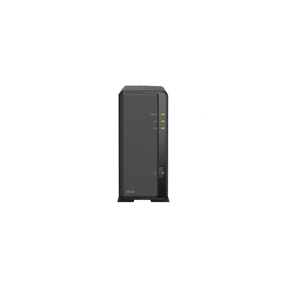 NAS Synology Diskstation DS124/ 1 Bahía 3.5'- 2.5'/ 1GB DDR4/ Formato Torre | NAS