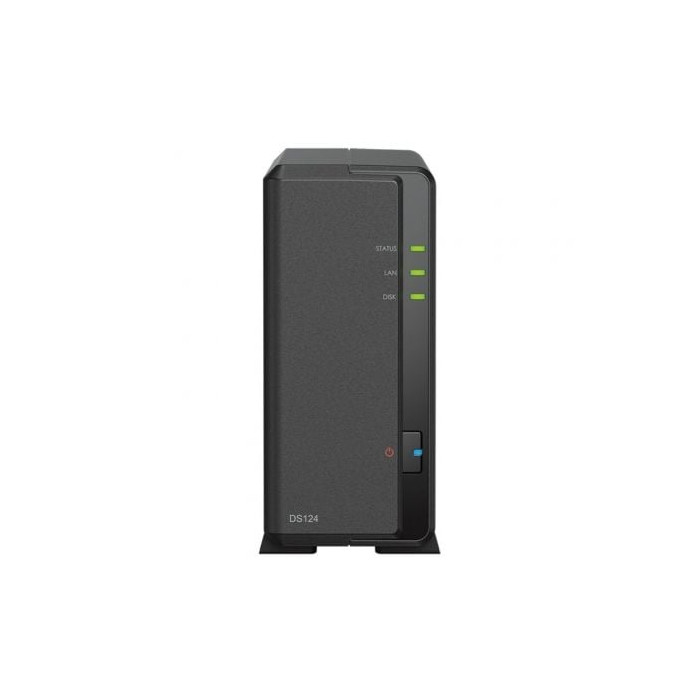 NAS Synology Diskstation DS124/ 1 Bahía 3.5'- 2.5'/ 1GB DDR4/ Formato Torre | NAS
