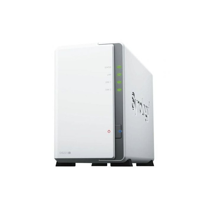 NAS Synology Diskstation DS223J/ 2 Bahías 3.5'- 2.5'/ 1GB DDR4/ Formato Torre | NAS