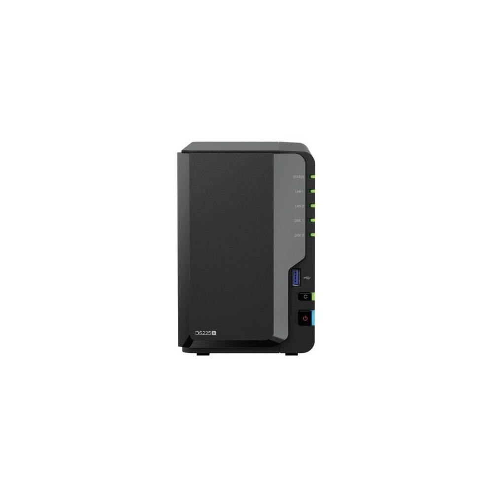 NAS Synology Diskstation DS225+/ 2 Bahías 3.5'- 2.5'/ 2GB DDR4/ Formato Torre | NAS
