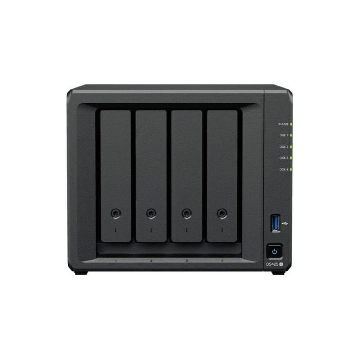 NAS Synology Diskstation DS425+/ 4 Bahías 3.5'- 2.5'/ 2GB DDR4/ Formato Torre | NAS