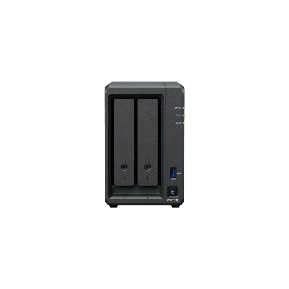 NAS Synology Diskstation DS725+/ 2 Bahías 3.5'- 2.5'/ 4GB DDR4/ Formato Torre | NAS