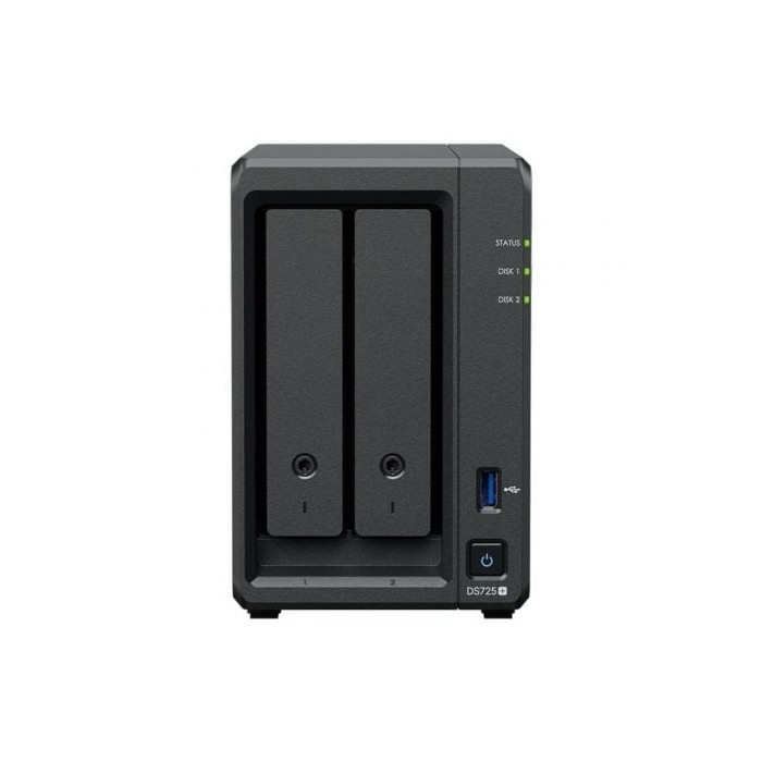 NAS Synology Diskstation DS725+/ 2 Bahías 3.5'- 2.5'/ 8GB DDR4/ Formato Torre | NAS