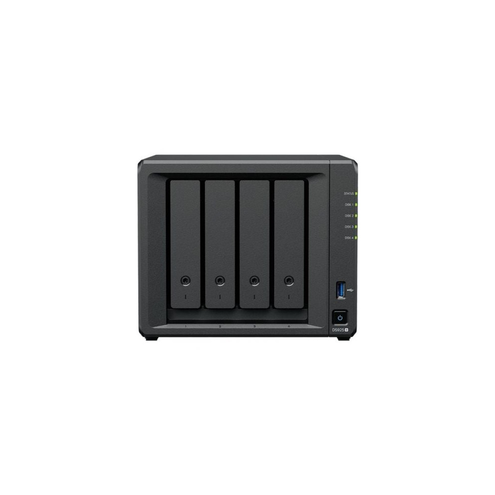 NAS Synology Diskstation DS925+/ 4 Bahías 3.5'- 2.5'/ 4GB DDR4/ Formato Torre | NAS